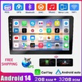 10.1 Zoll Autoradio 2G+32GB Android 14 Carplay GPS RDS SWC BT WIFI Doppel 2 DIN