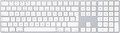 Apple Magic Keyboard mit Ziffernblock: Bluetooth, wiederaufladbar. Kompatibel mi