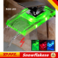 Beleuchteter Glas LED Wasserhahn Wasserfall Wasserhahn Bad Armatur Mischbatterie