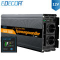 EDECOA 3500W Reiner Sinus Spannungswandler Wechselrichter 12V 230V 0% MwSt