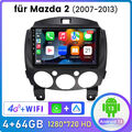 9" Android 13 Autoradio Für Mazda 2 2007-2013 GPS NAVI WiFi FM RDS BT SWC 4+64GB