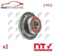RADLAGERSATZ RADLAGER SATZ HINTEN NTY KLT-FT-002 2PCS V FÜR ALFA ROMEO 155,145