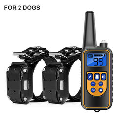 Antibell Hunde Halsband Collar Trainer Erziehungshalsband mit Ton Vibration 800M