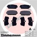 Zimmermann Bremsbelagsatz, Scheibenbremse hinten für ABARTH  passend für FIAT