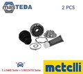16-1024 GELENK ANTRIEBSWELLE TRANSMISSION END METELLI 2PCS NEU OE QUALITÄT