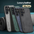 Für Samsung S24 Ultra S23 FE S22 S21 S20 Leder Magnetische Stossfeste HandyHülle