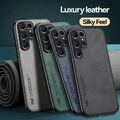 Für Samsung S25 Ultra S24 FE S23 S22 S21 Leder Magnetische Stossfeste HandyHülle