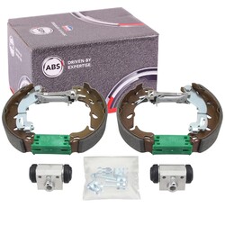 A.B.S. BREMSBACKEN SATZ VORMONTIERT passend für FIAT 500 PANDA FORD KA