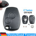 2 Tasten Auto Schlüssel Gehäuse für Renault Kangoo KC Master II Clio II Twingo