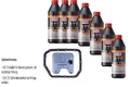7 L Liqui Moly Top Tec ATF 1200 MAHLE Getriebeölfilter für Hyundai Getz 1.4i