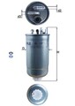 KNECHT Kraftstofffilter KL 147D für FIAT AUDI VW SKODA SEAT