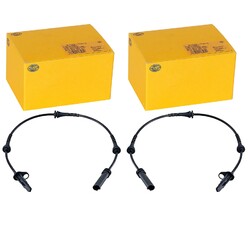 2X HELLA ABS-SENSOR RADDREHZAHL HINTEN BEIDSEITIG passend für BMW 2 3 4 I4 Z4