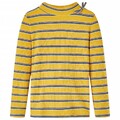 Kinder-Langarmshirt Ocker 92