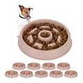 10 x Anti Schling Napf Hundenapf langsam fressen Hundeschüssel 550 ml Futternapf