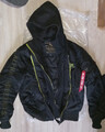 Alpha Industries MA-1 D-TEC SE schwarz/neongelb S Bomberjacke black/neon yellow