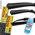Bosch Scheibenwischer Vorne + Hinten für Audi A4 Avant + Sonax Frostschutz