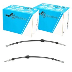 2X RAP BRAKES BREMSSCHLAUCH VORNE LINKS+RECHTS passend für AUDI Q5