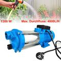 1300W Gartenpumpe Kreiselpumpe Hauswasserwerk Wasserpumpe 4000L/h  Jetpumpe
