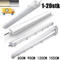 LED Feuchtraumleuchte Röhrenlampe Wannenleuchte  IP65 Garage 60/90/120/150cm