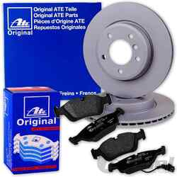 ATE BREMSSCHEIBEN 323mm + BELÄGE VORNE für AUDI A8 4E Baujahr 2002 - 2004VA 323x30mm // NUR für PR-Nummer = 1LG