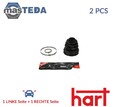 448 529 ACHSMANSCHETTE ANTRIEBSWELLE HART 2PCS FÜR AUDI A3,TT,8P1,8PA,8J3