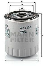 Kraftstofffilter Kraftstoff Filter Mann-Filter für Mercedes 87-> Wk817/3X