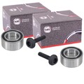 2X A.B.S. RADLAGER SATZ HINTEN VORNE BEIDSEITIG passend für AUDI 100 200 80 90 A