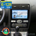 6+128GB Android 14 Autoradio Für Ford Mondeo 2004-2007 Manuelle AC Navi Carplay