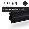 Fussleisten ab 10 Meter 62mm Hoch Sockelleisten Laminat Sockel Schwarz Glänzend