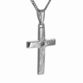 Kinder Kommunion Kette Zirkonia Kreuz Anhänger Firmung Baby Taufe Silber 925 Neu