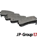 JP GROUP Bremsbelagsatz, Scheibenbremse Hinterachse u.a. für HYUNDAI, KIA
