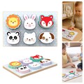 Kinder Steckpuzzle Tier Holzspielzeug Kleinkinder Holzpuzzle Puzzle Geschenk