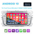 7" Android 13 Autoradio für Ford Focus II MK2 Mondeo C-MAX S-MAX Galaxy GPS Navi