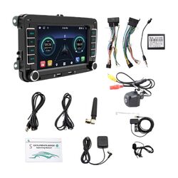DAB+ Für VW Golf 5 6 Polo Touran Caddy Passat Autoradio GPS Android 14 Carplay