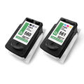 2x Tintenpatronen für Canon Pixma TS5355a TS5400 TS5450 PG560XL CL561XL CYMK