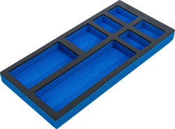 BGS-74363 Werkstattwageneinlage 1/3, leer: 7 Ablagefächer 408 x 189 x 32 mm