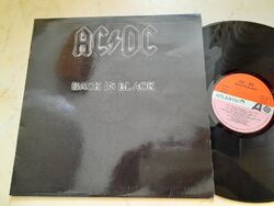 AC/DC Back In Black *1978 SPANISH ORANGE PURPLE ATLANTIC 1st PRESS LP*GLOSSY*
