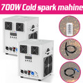 2x Cold Spark Machine Sparkular Feuerwerks 750W Funkenmaschine DMX DJ Party Show