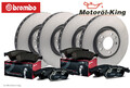 Brembo Bremsscheiben + Beläge für VW T4 TRANSPORTER MULTIVAN BUS VORNE+HINTEN