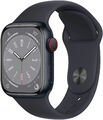 Apple Watch Series 8 41mm Aluminium Sportband Midnight Cellular - DE Händler