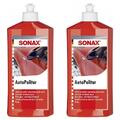 SONAX AutoPolitur Lackpolitur Wachs Lackversiegelung 2x 500 ml