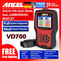 Ancel VD700pro Profi KFZ Diagnosegerät Auto OBD2 Scanner EPB DPF Für VAG VW Audi
