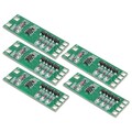 5 Stück 3-12 V Blinkendes LED-Lichtmodul, Rot, Blau, Paar, Blinkend, Geeign2627