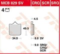 TRW MCB829CRQ Bremsbeläge Satz Vorne