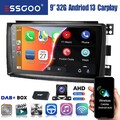 1+32G Android 13 Autoradio Für Smart Fortwo 451 2005-2010 DAB+ GPS CarPlay WIFI