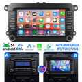 Für VW Golf 5 6 Plus Touran Caddy Jetta Autoradio Android 14 GPS NAVI BT Carplay