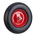 Schubkarrenrad vollgummi Gummirad für Schubkarren Ersatzrad mit Achse 39 cm