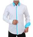 Weißer Business-Casual-Klassiker – Slim Fit Hemd mit Button-Down-Kragen