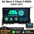 6G+128G Android 13 Carplay 8-Kern Autoradio Für Mercedes Benz C Klasse W204 S204