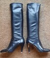 Damenstiefel Nappa Echtleder schwarz Gr 6 1/2 von Peter Kaiser